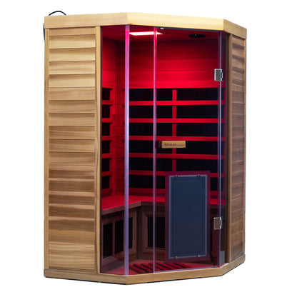 Wizzisauna SR07 2–3 Person Red Cedar Far Infrared Sauna