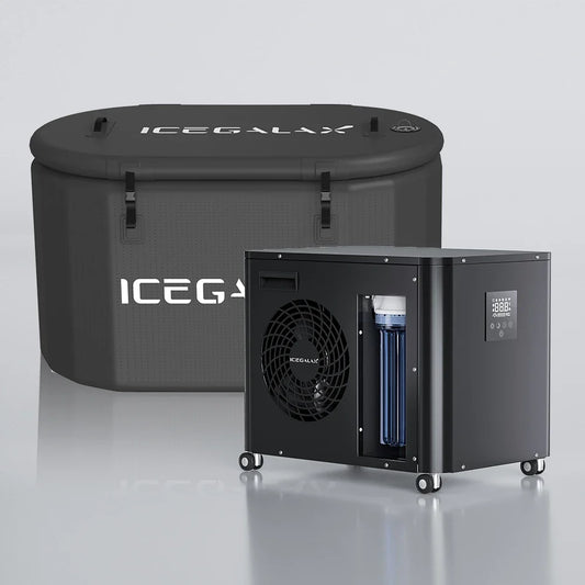 Icegalax Cold Plunge System — Inflatable Ice Bath Tub with Water Chiller
