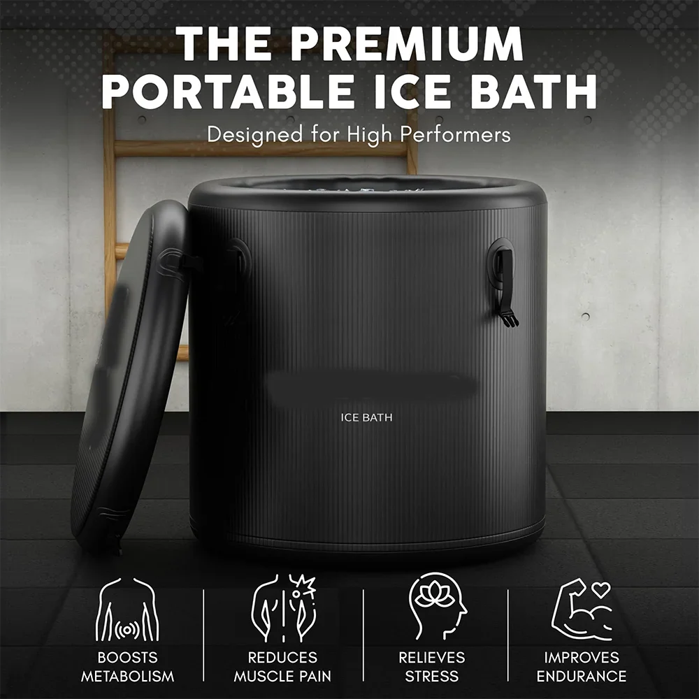 Pro Elite 90cm Ice Bath Pod — Inflatable Cold Plunge Tub for Athletes