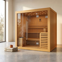 Solstice Elite Horizon Indoor Sauna — Studio Shot
