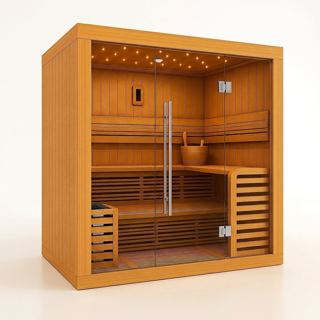 Solstice Elite Horizon Indoor Sauna — Studio Shot