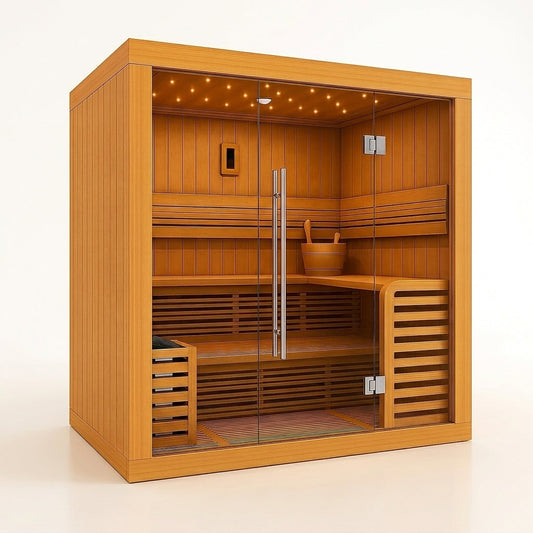 Solstice Elite Horizon Indoor Sauna — Studio Shot