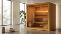 Solstice Elite Horizon Indoor Sauna — Lifestyle
