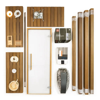 Carbon Smart Saunas - 4' x 7' x 8' - by Finnish Sauna Builders