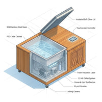 TimberChill Glacier Pro Cedar Cold Plunge — How It Works