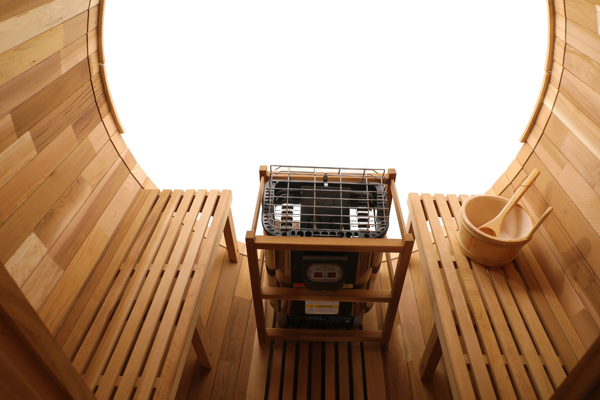 Blisspod Prague Outdoor Cedar Barrel Steam Sauna – 2–4 or 4–6 People