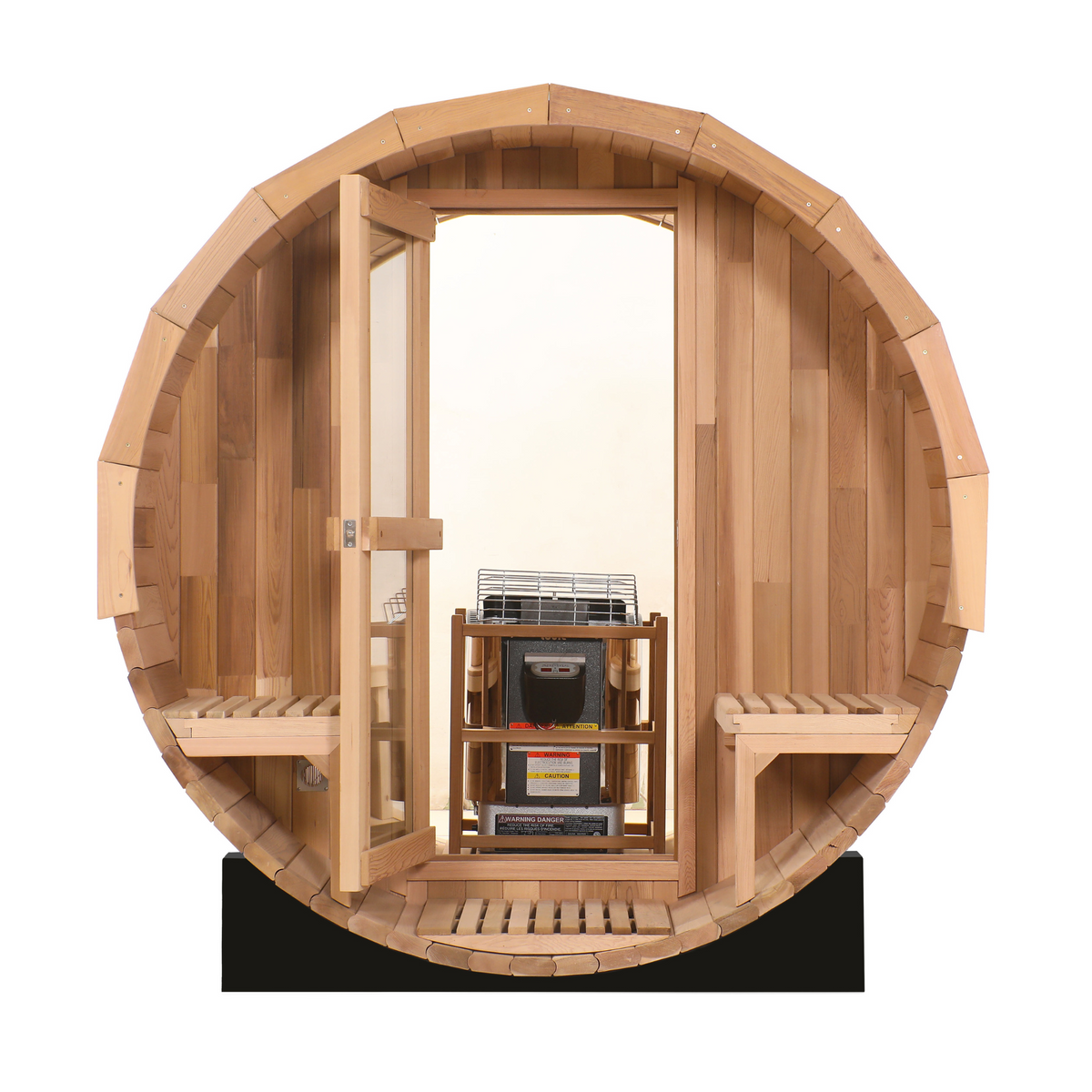 Blisspod Prague Outdoor Cedar Barrel Steam Sauna – 2–4 or 4–6 People