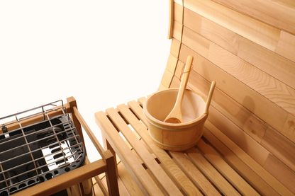 Blisspod Prague Outdoor Cedar Barrel Steam Sauna – 2–4 or 4–6 People