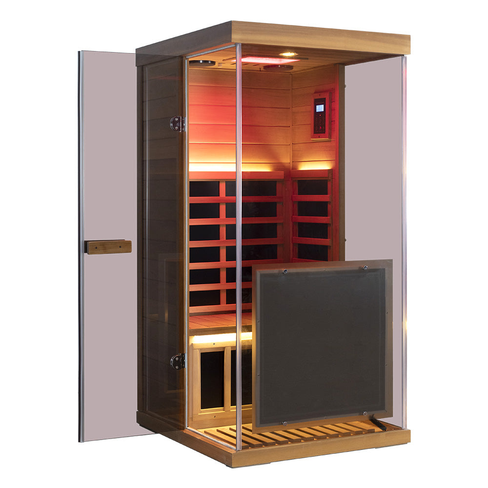 Wizzisauna 909MX Mini 1-Person Infrared Sauna