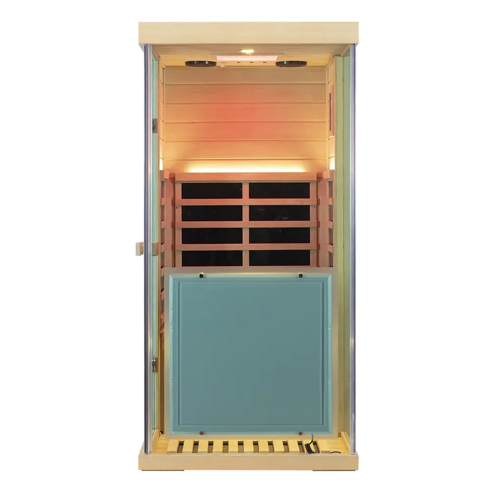 Wizzisauna 909MX Mini 1-Person Infrared Sauna