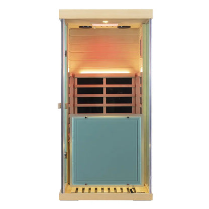 Wizzisauna 909MX Mini 1-Person Infrared Sauna