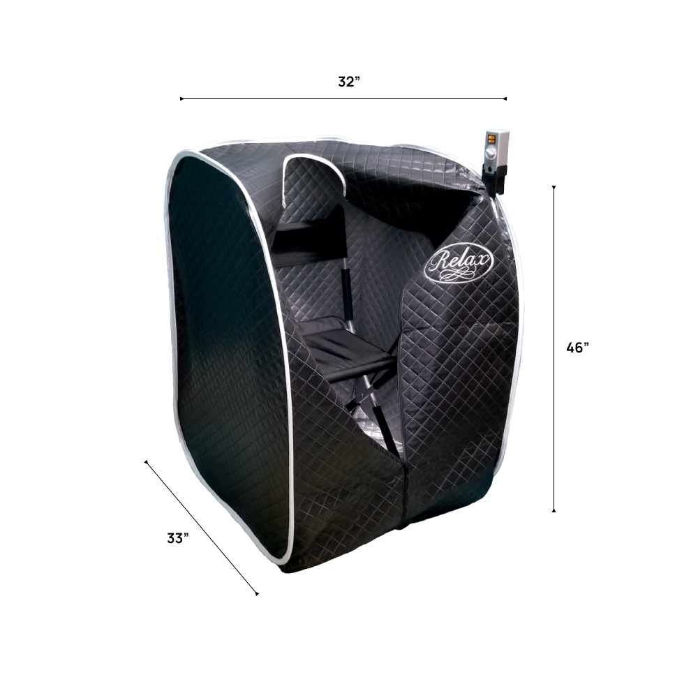 Black Pro Portable Far-Infrared Sauna