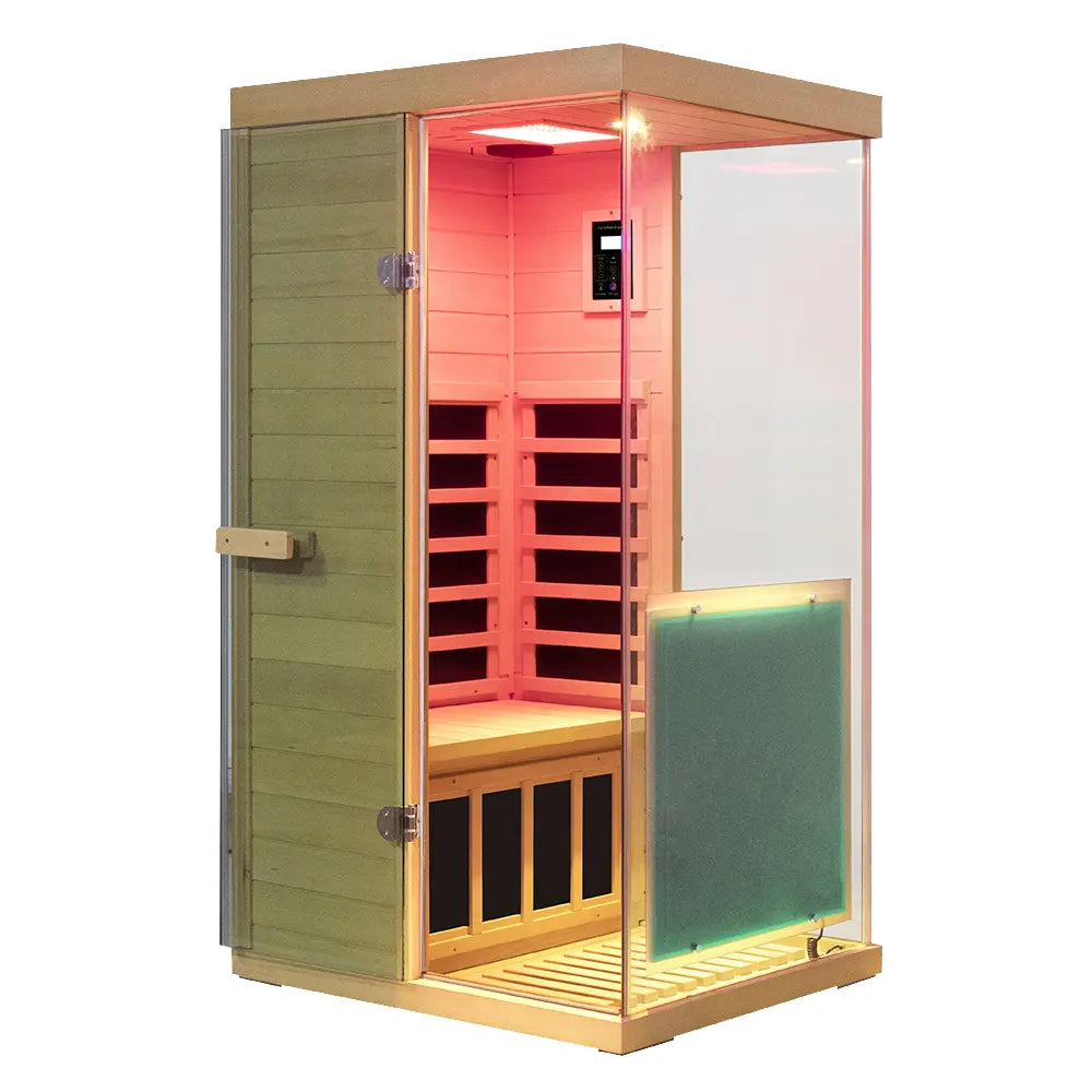 Wizzisauna 909MX Mini 1-Person Infrared Sauna
