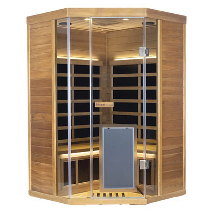 Wizzisauna SR07 2–3 Person Red Cedar Far Infrared Sauna