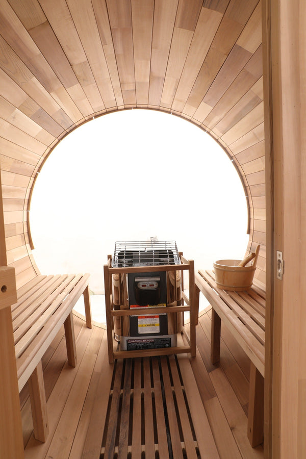 Blisspod Prague Outdoor Cedar Barrel Steam Sauna – 2–4 or 4–6 People