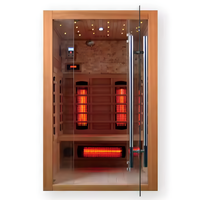 Heliox LuminaWood 1–2 Person Infrared Sauna Cabin