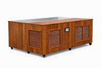 TimberChill Glacier Pro Cedar Cold Plunge — 1.5HP Chiller