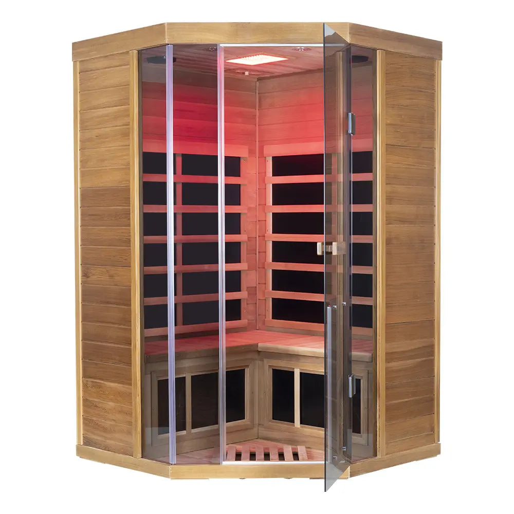 Wizzisauna SR07 2–3 Person Red Cedar Far Infrared Sauna