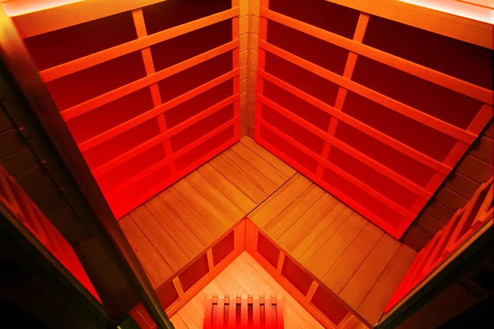 Wizzisauna SR07 2–3 Person Red Cedar Far Infrared Sauna
