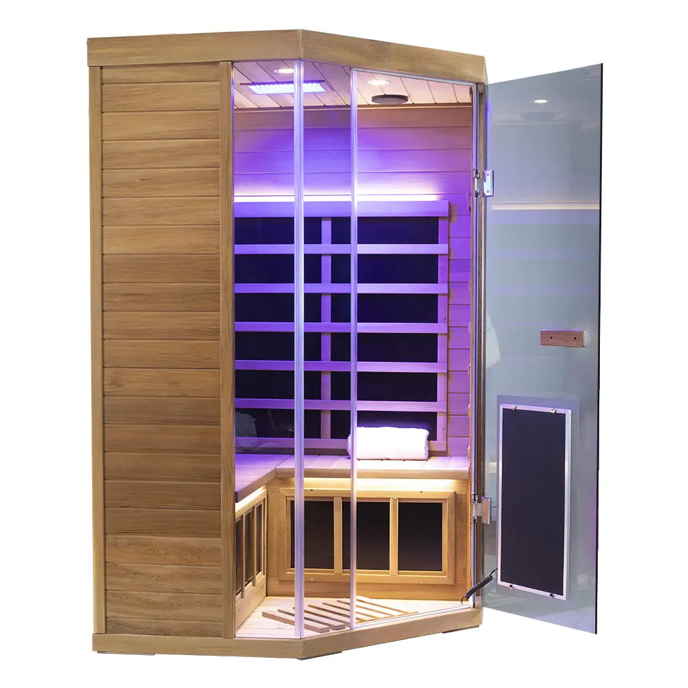 Wizzisauna SR07 2–3 Person Red Cedar Far Infrared Sauna