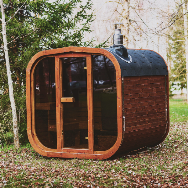 Mande MW20 Outdoor ThermoWood Sauna – Premium Backyard Relaxation by Patio Elegance