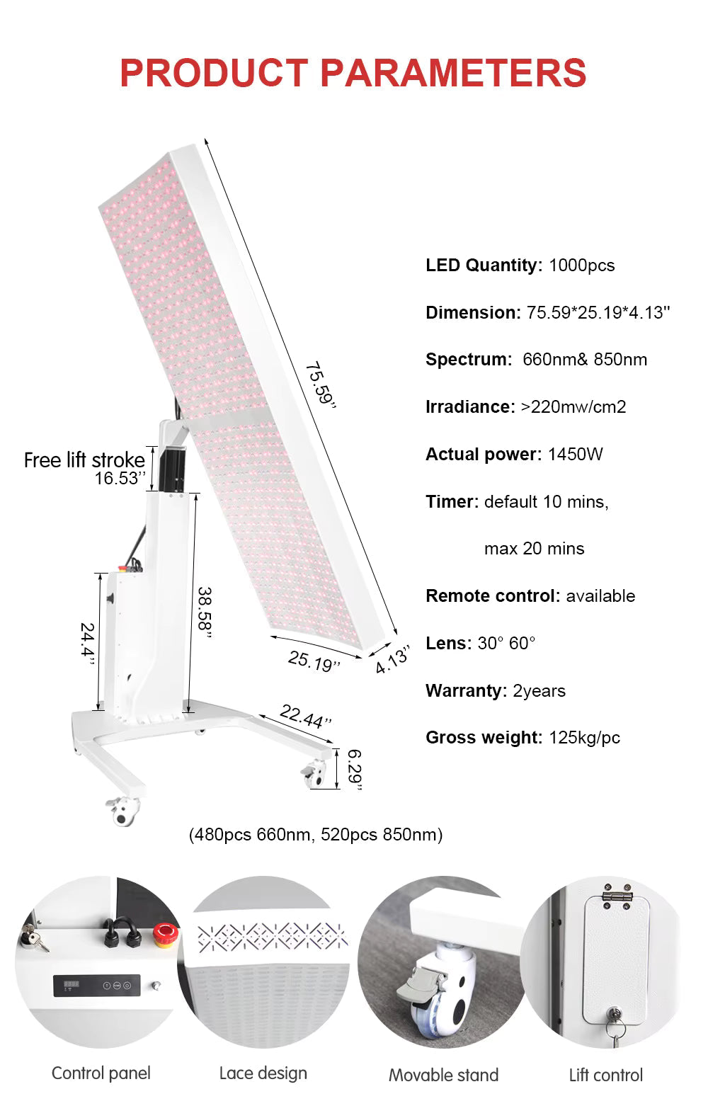 VitalGlow – Professional 360° Multi-Spectrum Red Light Therapy System